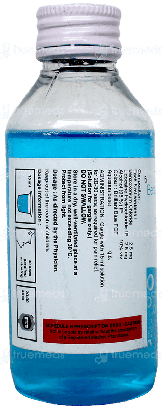 Lidocam Oral Rinse 120Ml