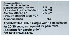 Lidocam Oral Rinse 120Ml
