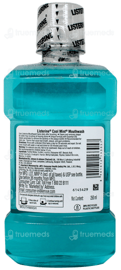 Listerine Cool Mint Mouthwash 250ml