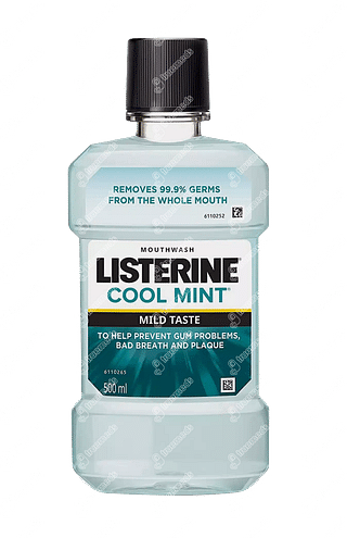 Listerine Cool Mint Mild Taste Mouthwash 500ml