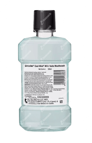 Listerine Cool Mint Mild Taste Mouthwash 500ml