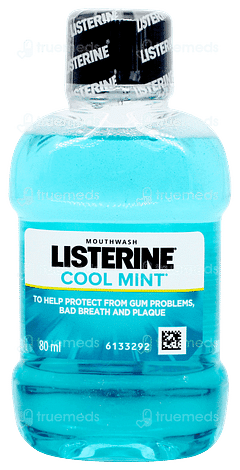 Listerine Cool Mint Mouthwash 80ml Listerine Cool Mint Mouthwash 80ml