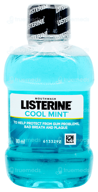 Listerine Cool Mint Mouthwash 80ml