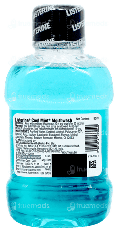 Listerine Cool Mint Mouthwash 80ml