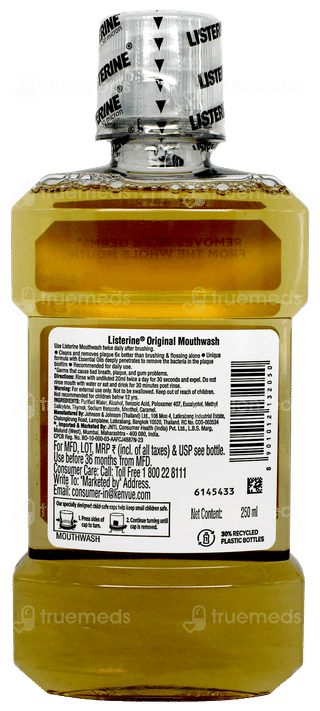 Listerine Original Mouthwash 250Ml