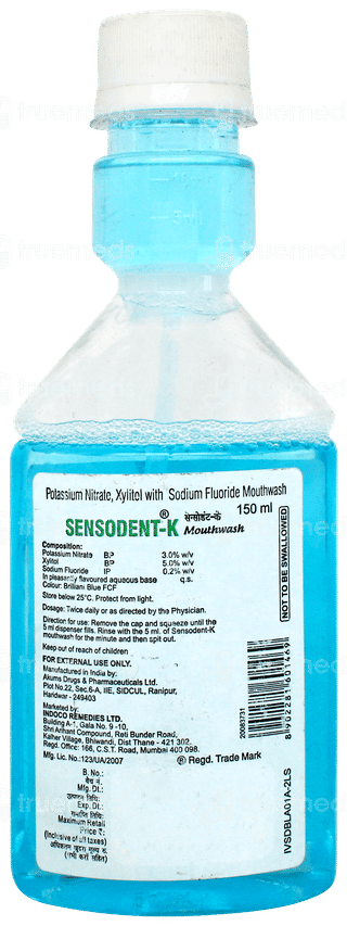 Sensodent K Mouthwash 150ml