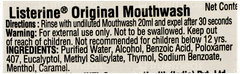 Listerine Original Mouthwash 80ml