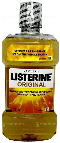Listerine Original Mouthwash 500Ml Listerine Original Mouthwash 500Ml