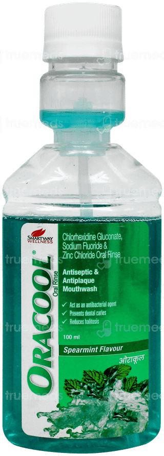 Oracool Spearmint Flavour Mouthwash 100Ml