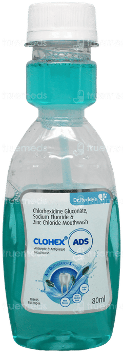Clohex Ads Mouthwash 80Ml