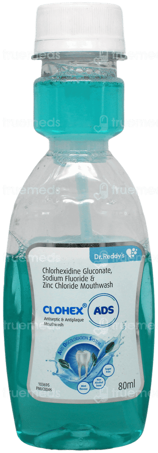 Clohex Ads Mouthwash 80Ml