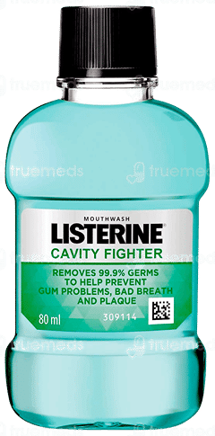 Listerine Cavity Fighter Mouthwash 80Ml Listerine Cavity Fighter Mouthwash 80Ml