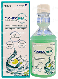 Clohex Heal Mint Flavour Sugar Free Intensive Gum Care 150ml Clohex Heal Mint Flavour Sugar Free Intensive Gum Care 150ml