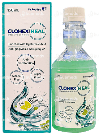 Clohex Heal Mint Flavour Mouth Wash 150ml