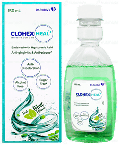 Clohex Heal Mint Flavour Sugar Free Intensive Gum Care 150ml