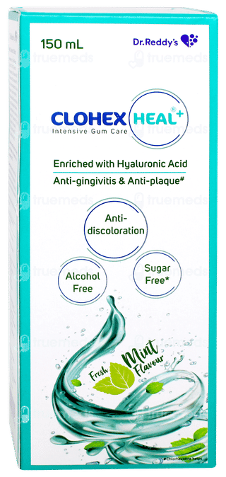 Clohex Heal Mint Flavour Sugar Free Intensive Gum Care 150ml
