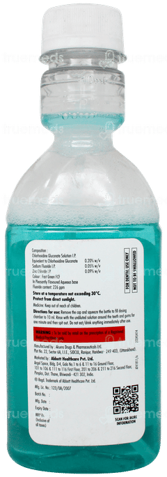 Orahex Dg Spearmint Flavour Sugar Free Oral Rinse 150ml