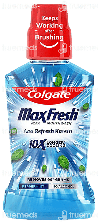 Colgate Maxfresh Plax Peppermint Flavour Mouth Wash 500 ML