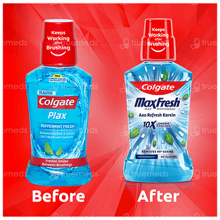 Colgate Maxfresh Plax Peppermint Flavour Mouth Wash 500ml