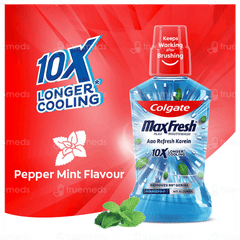 Colgate Maxfresh Plax Peppermint Mouthwash 500ml