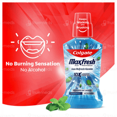 Colgate Maxfresh Plax Peppermint Mouthwash 500ml