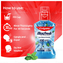 Colgate Maxfresh Plax Peppermint Mouthwash 500ml