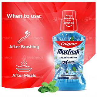 Colgate Maxfresh Plax Peppermint Flavour Mouth Wash 500ml