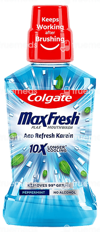 Colgate Maxfresh Plax Peppermint Mouthwash 250ml