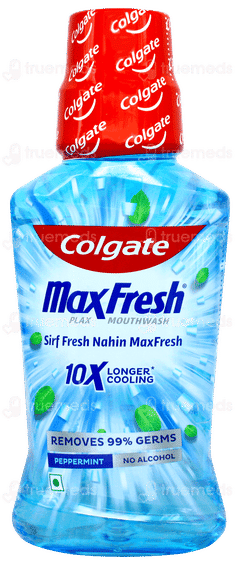 Colgate Maxfresh Plax Peppermint Mouthwash 250ml
