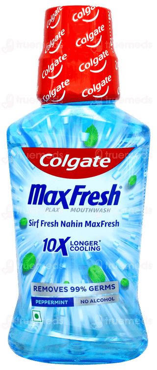 Colgate Maxfresh Plax Peppermint Mouthwash 250ml