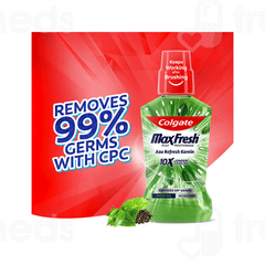 Colgate Maxfresh Plax Fresh Tea Mouthwash 500ml