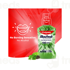 Colgate Maxfresh Plax Fresh Tea Mouthwash 500ml