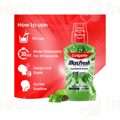 Colgate Maxfresh Plax Fresh Tea Mouthwash 500ml
