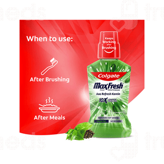 Colgate Maxfresh Plax Fresh Tea Mouthwash 500ml