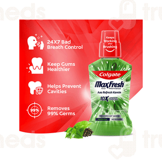 Colgate Maxfresh Plax Fresh Tea Mouthwash 500ml