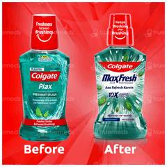 Colgate Maxfresh Plax Freshmint Mouthwash 250ml