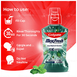 Colgate Maxfresh Plax Fresh Mint Mouth Wash 250 ML