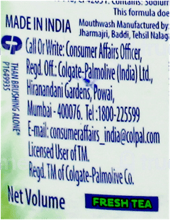 Colgate Maxfresh Plax Fresh Tea Mouthwash 250Ml