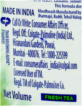 Colgate Maxfresh Plax Fresh Tea Mouthwash 250Ml