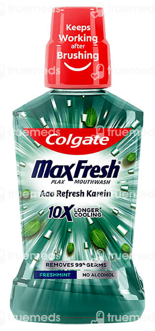 Colgate Maxfresh Plax Fresh Mint Flavour Mouth Wash 500 ML