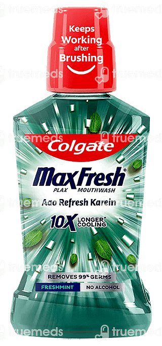 Colgate Maxfresh Plax Fresh Mint Flavour Mouth Wash 500 ML