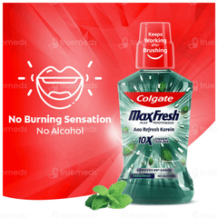 Colgate Maxfresh Plax Freshmint Mouthwash 500ml