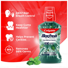Colgate Maxfresh Plax Freshmint Mouthwash 500ml