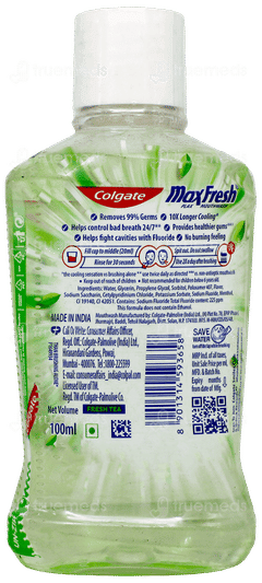 Colgate Maxfresh Plax Fresh Tea Mouthwash 100Ml