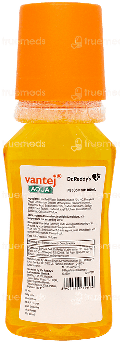 Vantej Aqua Sensitive Teeth 100ml