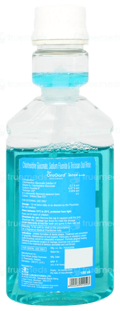 Orogard New Fresh Mint Flavour Mouthwash 100ml