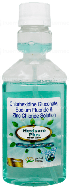 Hexisure Plus Fresh Mint Mouth Wash 100Ml