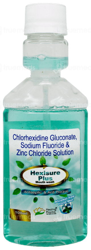 Hexisure Plus Fresh Mint Mouth Wash 100Ml