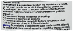Hexisure Plus Fresh Mint Mouth Wash 100Ml