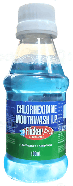 Flicker Plus Mouthwash 100Ml Flicker Plus Mouthwash 100Ml